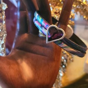 Women's Multicolored Leather Bracelet